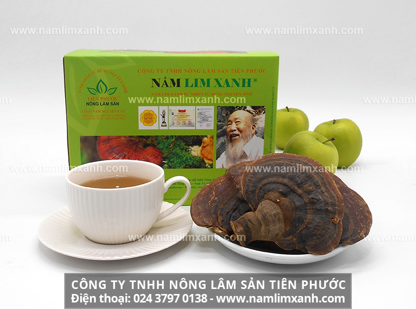 Cách nấu nước nấm lim xanh khô và uống nước sắc nấm lim xanh rừng khô